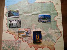 Wielka Mapa Polski-wymiana pocztówkowa